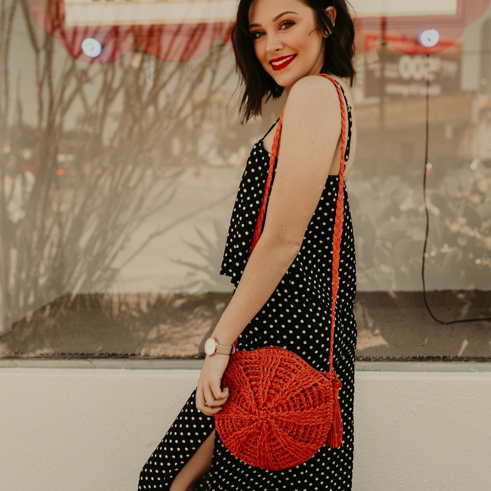 *SOLD* Straw purse - Picture 2 of 4
